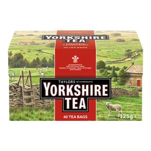 约克夏红茶英国进口袋泡茶下午茶奶茶茶包约克郡茶粉yorkshiretea