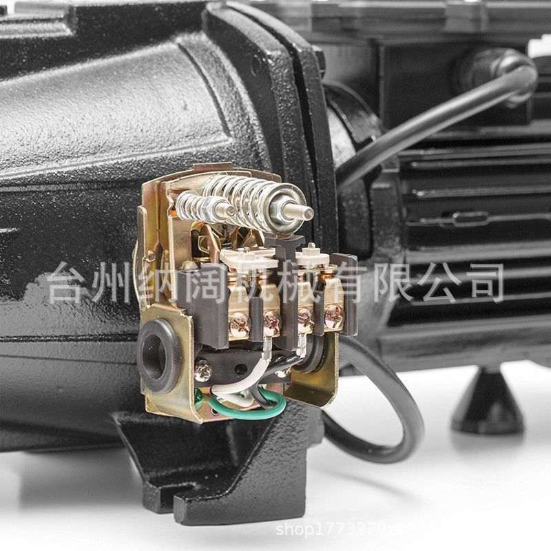 铸铁浅井喷射泵110V带压力开关自来水塔供水增压泵花园抽水加压泵