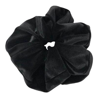 黑色大号丝绒发圈丸子头发饰高级感大肠圈韩式气质绑头发头绳韩国