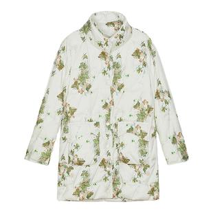 SANI商场同款品质高充绒量95鹅绒中长款羽绒服26冬立领绗缝外套女