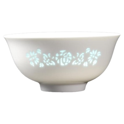 景德镇高温玲珑瓷餐具套装