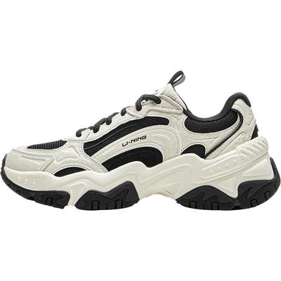 李宁红糖V2 |休闲鞋女鞋百搭复古老爹鞋减震厚底增高软底运动鞋子