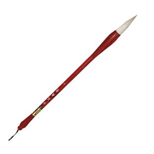 珍品兼毫毛笔大中小号行楷书高档檀木成人专用毛笔杨文明笔庄狼羊