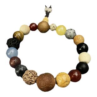 ZXS灵隐十八籽金刚菩提串珠手链男潮复古个性盘玩转运手串饰品女