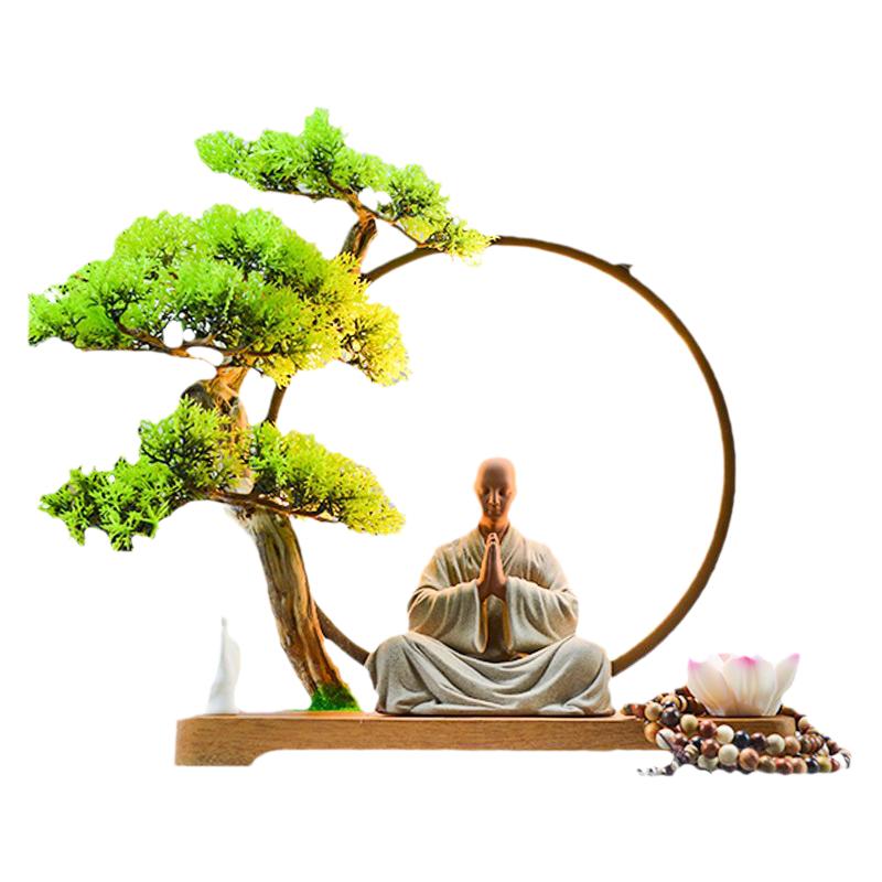 陶瓷古风禅意静心摆件