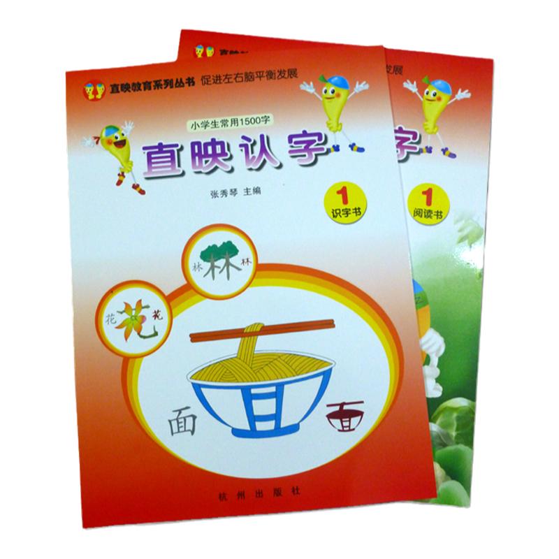 直映认字 第一册 直映认字全套高速正版象形趣味幼儿早教学前识字有图动漫卡片正版教材趣味看图识字阅读书儿童认字挂图认知幼儿