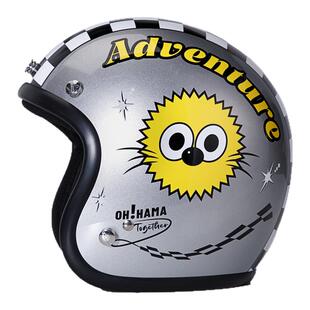 OOHAMA复古盔机车3/4踏板车头盔男女夏季VESPA小盔体摩托车34盔