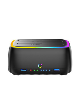 华顾3.5寸硬盘底座台式RGB