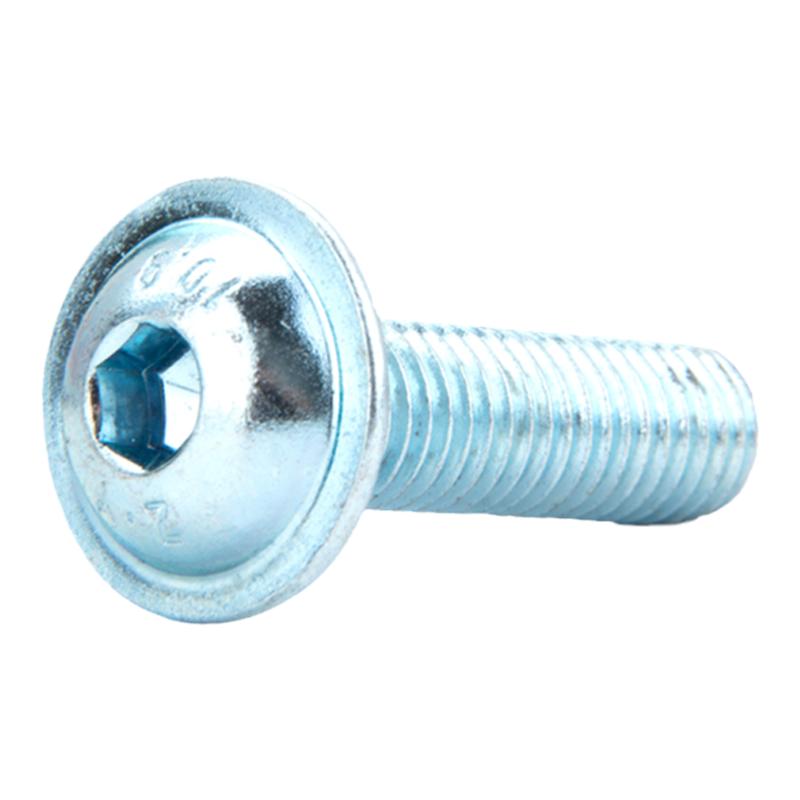 10.9级镀锌内六角带垫螺钉 M3M4M5M6M8M10M12 半圆头带垫圆杯螺丝