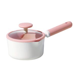 卡罗特奶锅辅食锅钛陶瓷不粘锅婴儿宝宝蒸煮一体小汤锅家用泡面锅