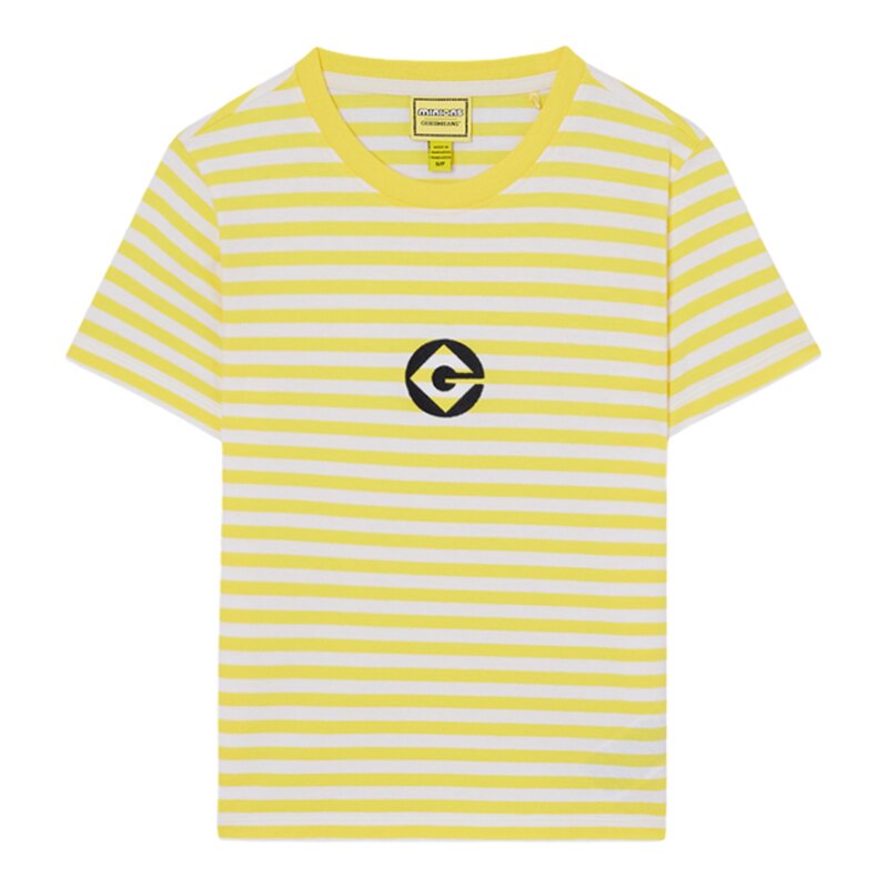 GUESS×MINIONS条纹修身T恤女