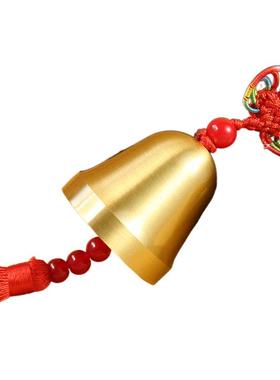中国结五帝钱加厚铜铃铛风铃挂件