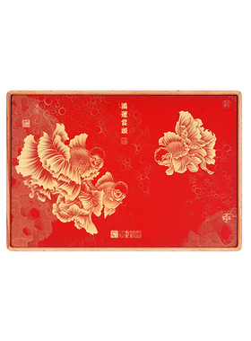 鸿运当头中式寓意办公室桌面摆画
