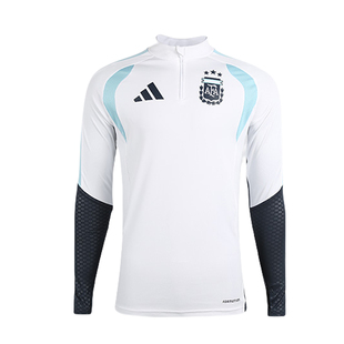 扎吉体育阿迪达斯阿根廷26世界杯半拉链长袖卫衣足球训练服JY7035