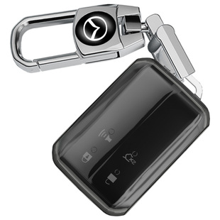 适用2025款马自达ez60钥匙套新款ez6实体锁匙配件包扣简约透明壳