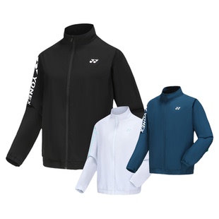 2024新款尤尼克斯羽毛球服外套长袖运动训练套装yy男女衣服150014