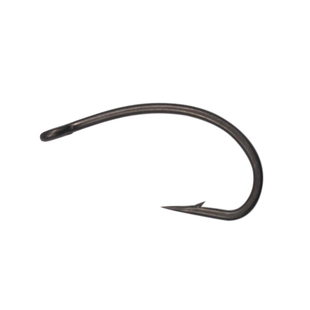 超滑特氟龙欧鲤钩长柄弯背钩欧洲钓组鱼钩管付反底钓鲤鱼钩驼背钩