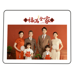 全家福相框定制大尺寸洗照片挂墙打印结婚相片做成水晶摆台加装裱