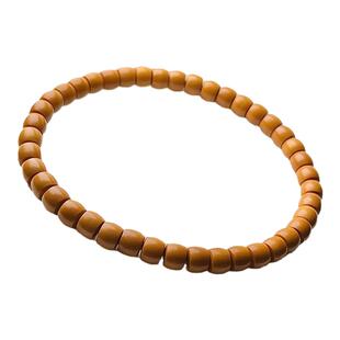 野生橄榄核核尖雕刻猴头直切桶珠108手串单圈男女士文玩佛珠手链