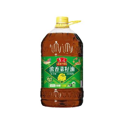 鲁花低芥酸浓香家用食用油6.08L