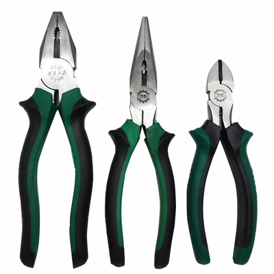 老虎钳钳子钢丝钳多功能万用老虎大全电工尖嘴工业级斜口工具手钳