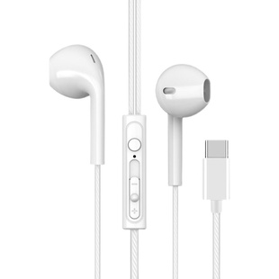 BYZ K63耳塞Type-c扁口入耳式手机耳机适用于vivo一加OPPO iqoo