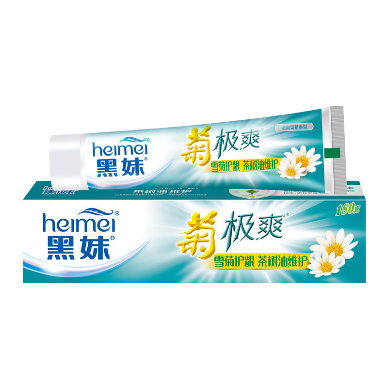 黑妹菊极爽大容量牙膏