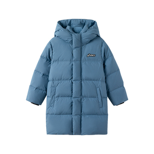 亚瑟士童装2025年冬季儿童中长款羽绒服蓬松加厚蓄热保暖防水外套