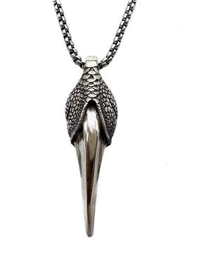 帝骁原创设计银鹰爪吊坠s925