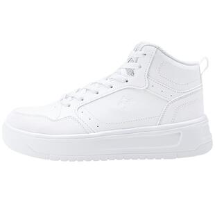 乔丹厚底小白鞋女款冬季新款高帮女鞋百搭休闲运动鞋子增高板鞋女