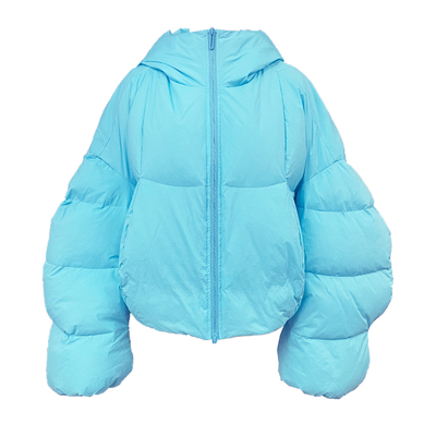 容子木ROSEMOO25冬商场同款轻暖舒适连帽大方块羽绒服RSS4YP407D