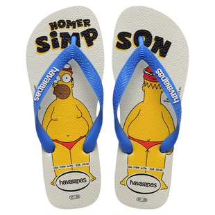 Havaianas哈唯纳2026年春夏新款辛普森联名款人字拖海边外穿拖鞋