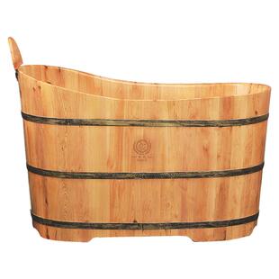 康熙木桶浴桶熏蒸泡澡木桶家用实木洗澡桶沐浴洗澡盆大人木质浴缸