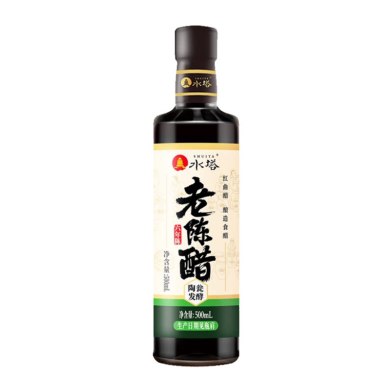 水塔老陈醋红曲醋六年陈山西醋家用食用醋6度酸凉拌烹调饺子醋