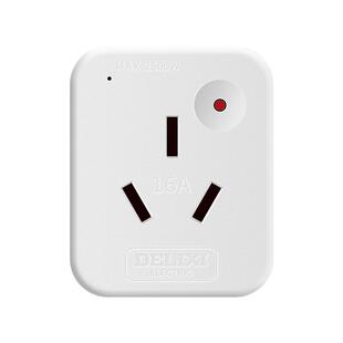 德力西转换插头10a转16a插座转换器家用空调热水器大功率过载保护