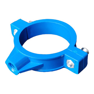 联塑PVC给水尖嘴管卡尖钉管卡不带拉爆蓝白色50 63 75 90 110 160