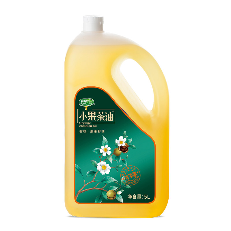 润心小果茶油5L低温物压榨有机精选江西小果油茶籽油