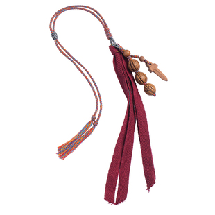 新款藏式汽车挂件保平安桃木剑车载挂饰桃核后视镜车内装饰品吊坠