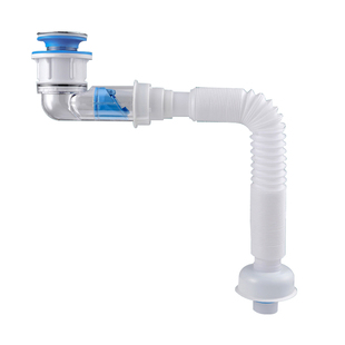 洗手盆止逆下水管洗脸池横排排水管面台盆下水器道防返臭神器套装