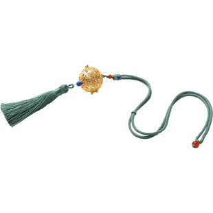 黄铜葡萄花鸟纹银香囊陕西同款博物馆杨贵妃宫廷唐配饰汉服香丸球