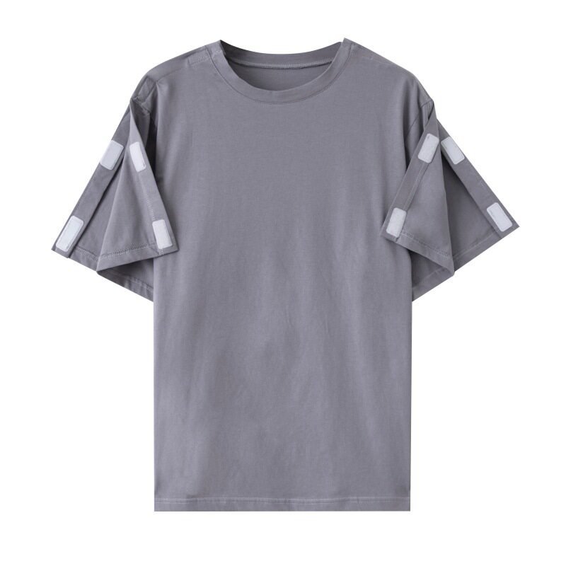 男短袖短裤易穿脱护理服病号服