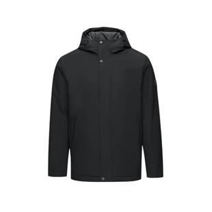 海澜之家男款厚实保暖羽绒棉服冬季加厚棉袄黑色外套中年爸爸棉衣