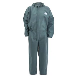 劳保加厚连体防尘服分体连帽防护服一次性工作无纺布透气养殖粉尘