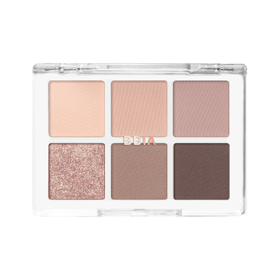 BBIA碧娥日韩初学者多色系日常温柔通勤哑光彩妆6色眼影盘彩妆5g