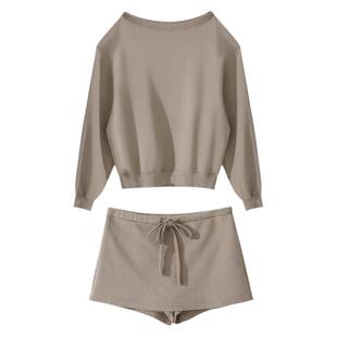 小香风套装韩系穿搭开春装女款2025年新款辣妹风卫衣女裤裙子上衣