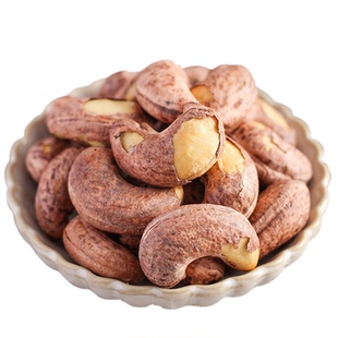 老香农官方旗舰店A170带皮紫腰果特大孕妇坚果仁零食新货年货2025