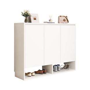 北欧鞋柜实木家用门口多层收纳鞋柜小户型2023新款大容量防尘鞋架