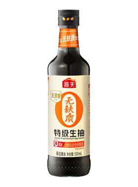 海天特级酱油无麸质0麦0蔗糖桥本