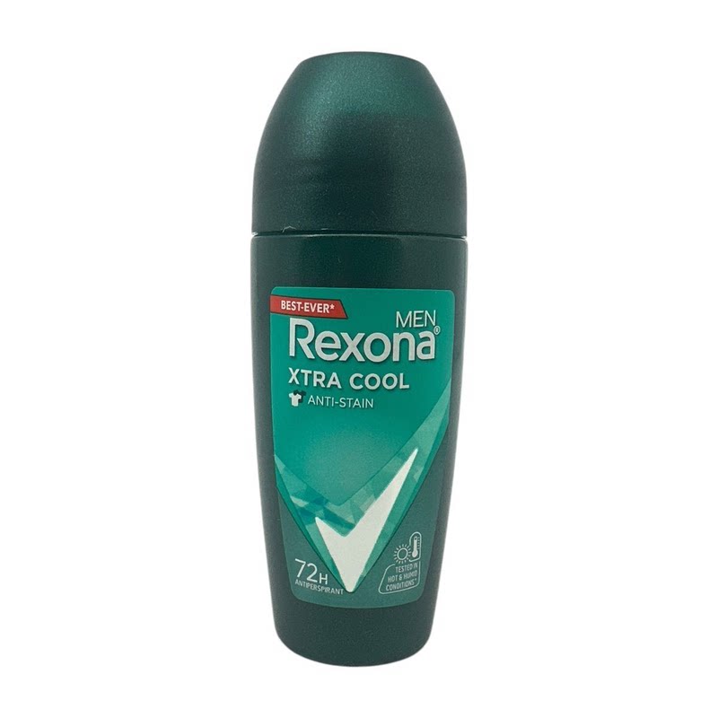 Rexona止汗爽身香体露男士极冻冰感45ml持久清爽滚珠式舒耐夏季版