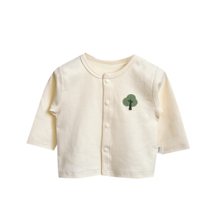 婴儿外套春秋款小月龄纯棉无骨男女宝宝春季洋气外搭上衣开衫春装